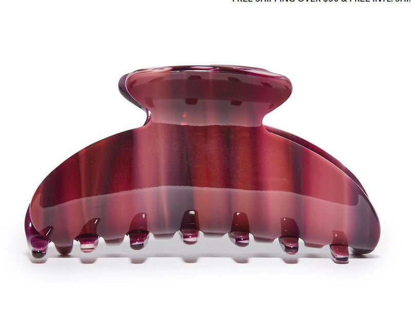 Large Claw Clip, Burgundy