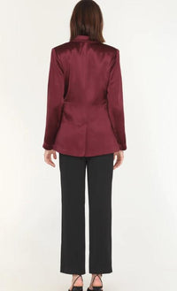 Glenda Satin Blazer