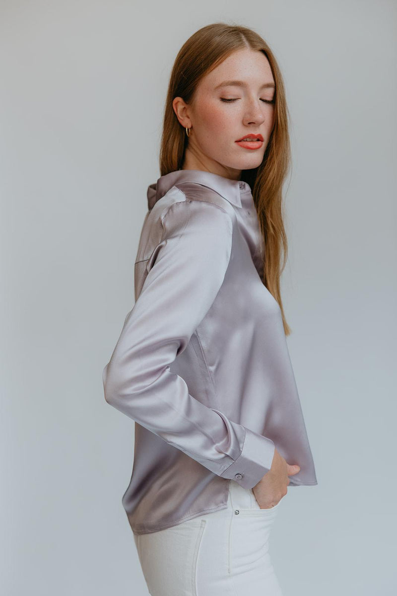 Crosby Blouse, Lilac