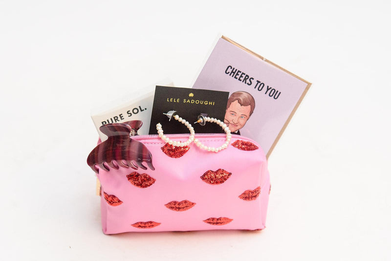 Lips Pattern Cosmetic Pouch