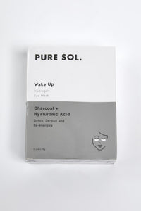 Wake Up Hydrogel Eye Patch Charcoal + Hyaluronic Acid