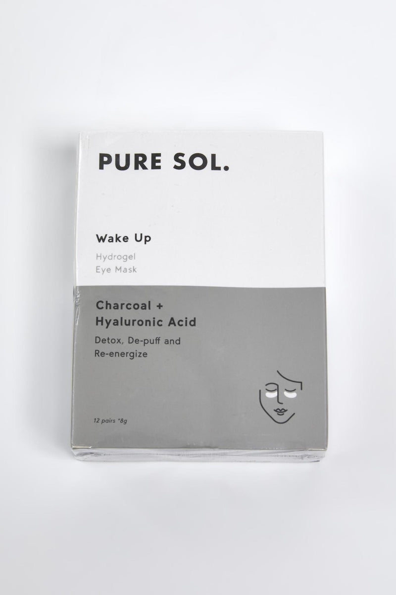 Wake Up Hydrogel Eye Patch Charcoal + Hyaluronic Acid