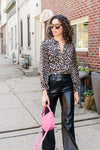 Lanna Leopard Blouse