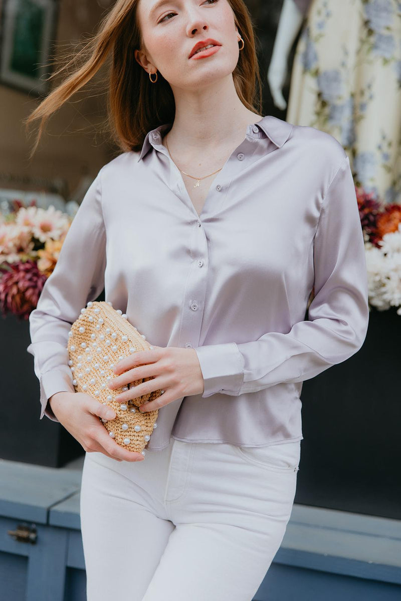 Crosby Blouse, Lilac