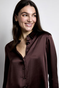 Crosby Blouse, Chocolate