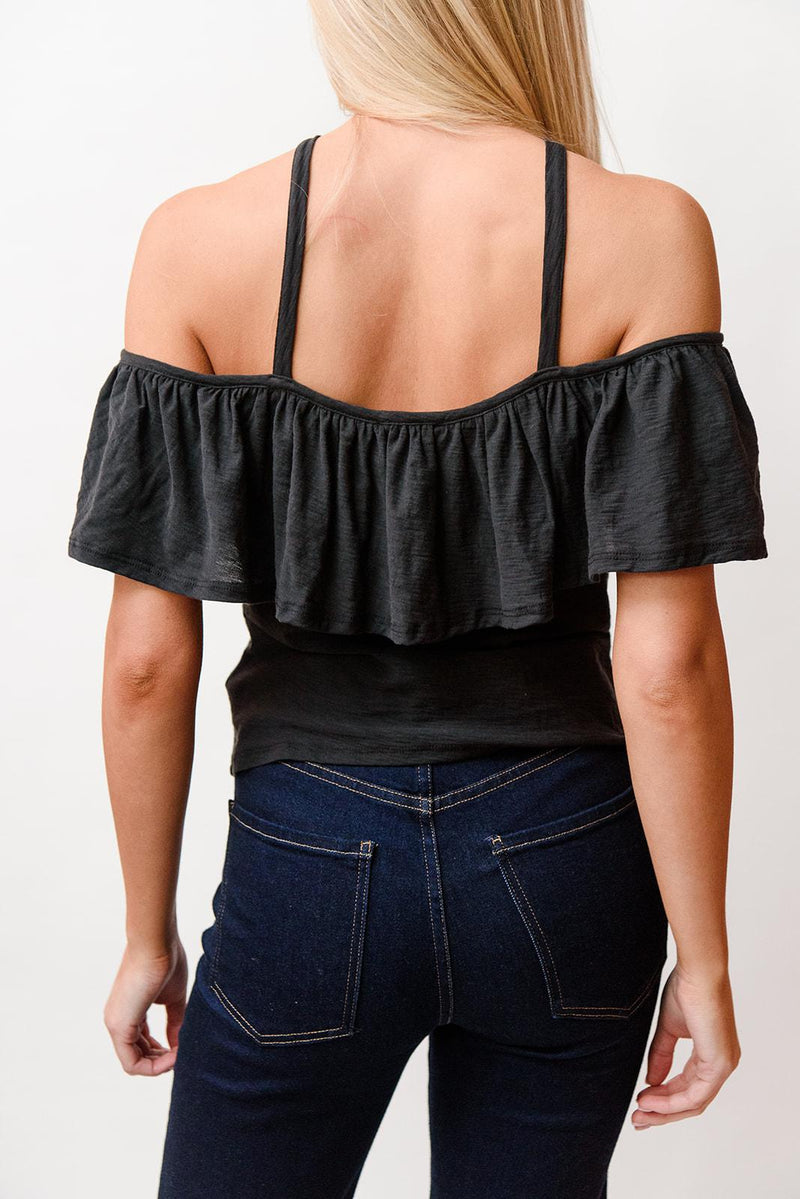 Morgan Ruffled Halter