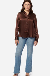Crosby Blouse, Chocolate