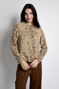 Pleoli Leopard Pullover