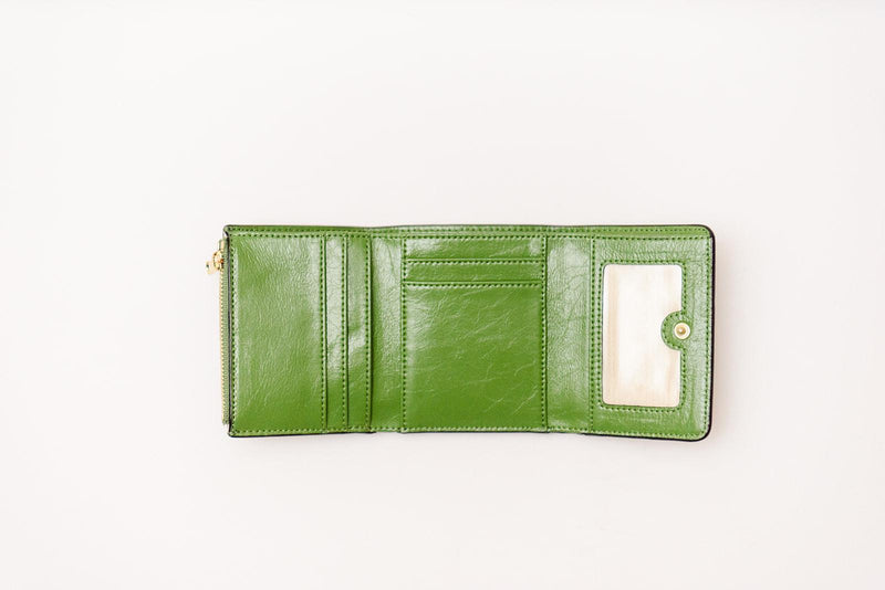 Green Leather Wallet