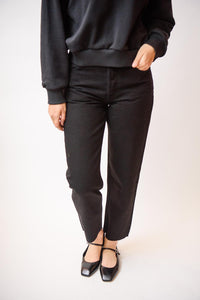 Tommy, High Rise Straight Leg, Black