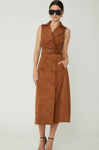 Mae Suede Dress