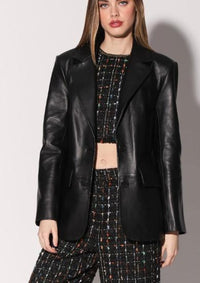 Keeley Leather Blazer