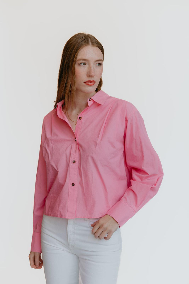 Oceane Pleated Shirt