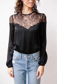 Fern Blouse, Black