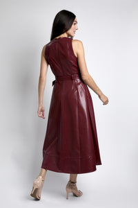 Vegan Leather Zelda Dress