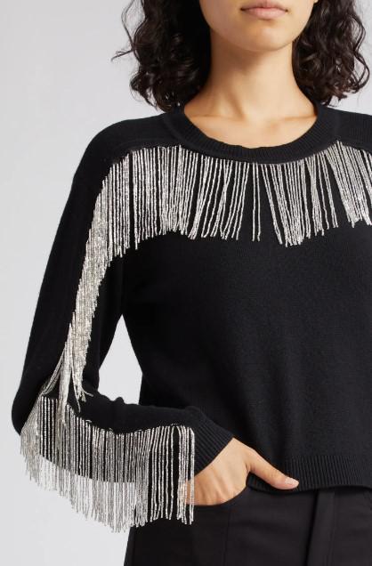 Althea Fringe Sweater