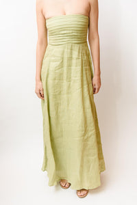 Talia Linen Maxi Dress