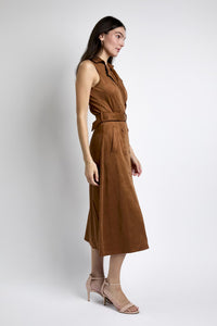 Mae Suede Dress