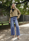 Wide Leg Column Jean