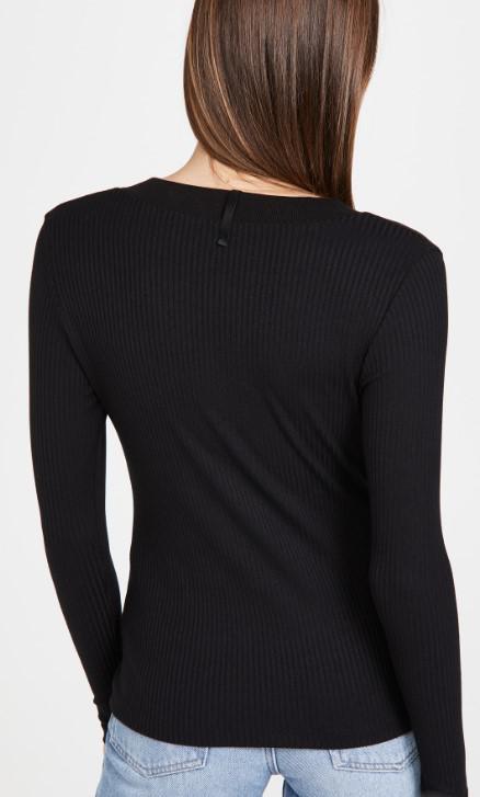 Long Sleeve Rib Tee