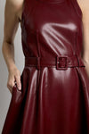 Vegan Leather Zelda Dress