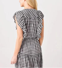 Simona Gingham Mini Dress