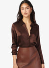 Crosby Blouse, Chocolate