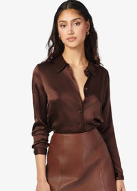 Crosby Blouse, Chocolate