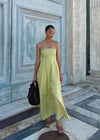 Talia Linen Maxi Dress