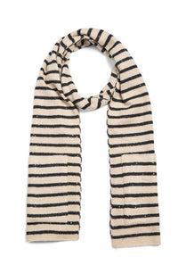 Striped Scarf w/Sequins