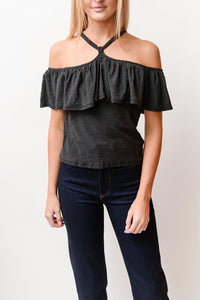 Morgan Ruffled Halter