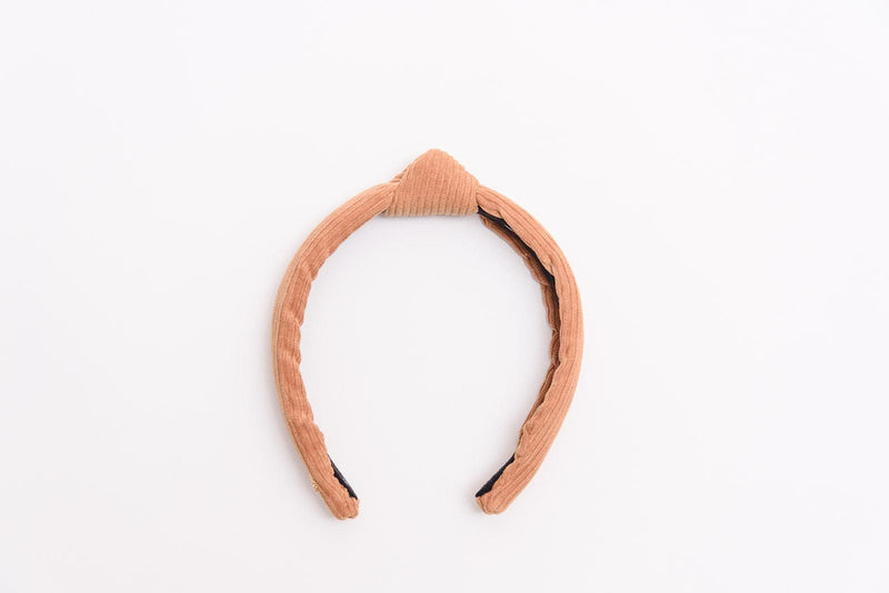 Corduroy Headband, Camel