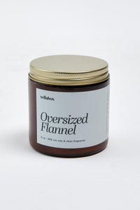 Oversized Flannel Candle