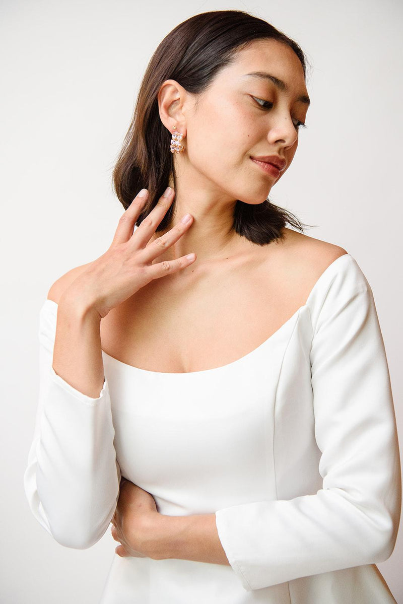 Double Row Hoop Earrings