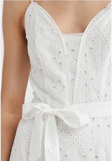 Seryne Eyelet Midi Dress