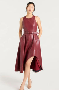 Vegan Leather Zelda Dress