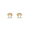 Pearl Mini Bow Stud Earrings