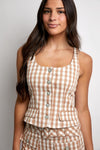 Gingham Top