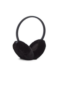 Faux Mink & Leather Earmuffs