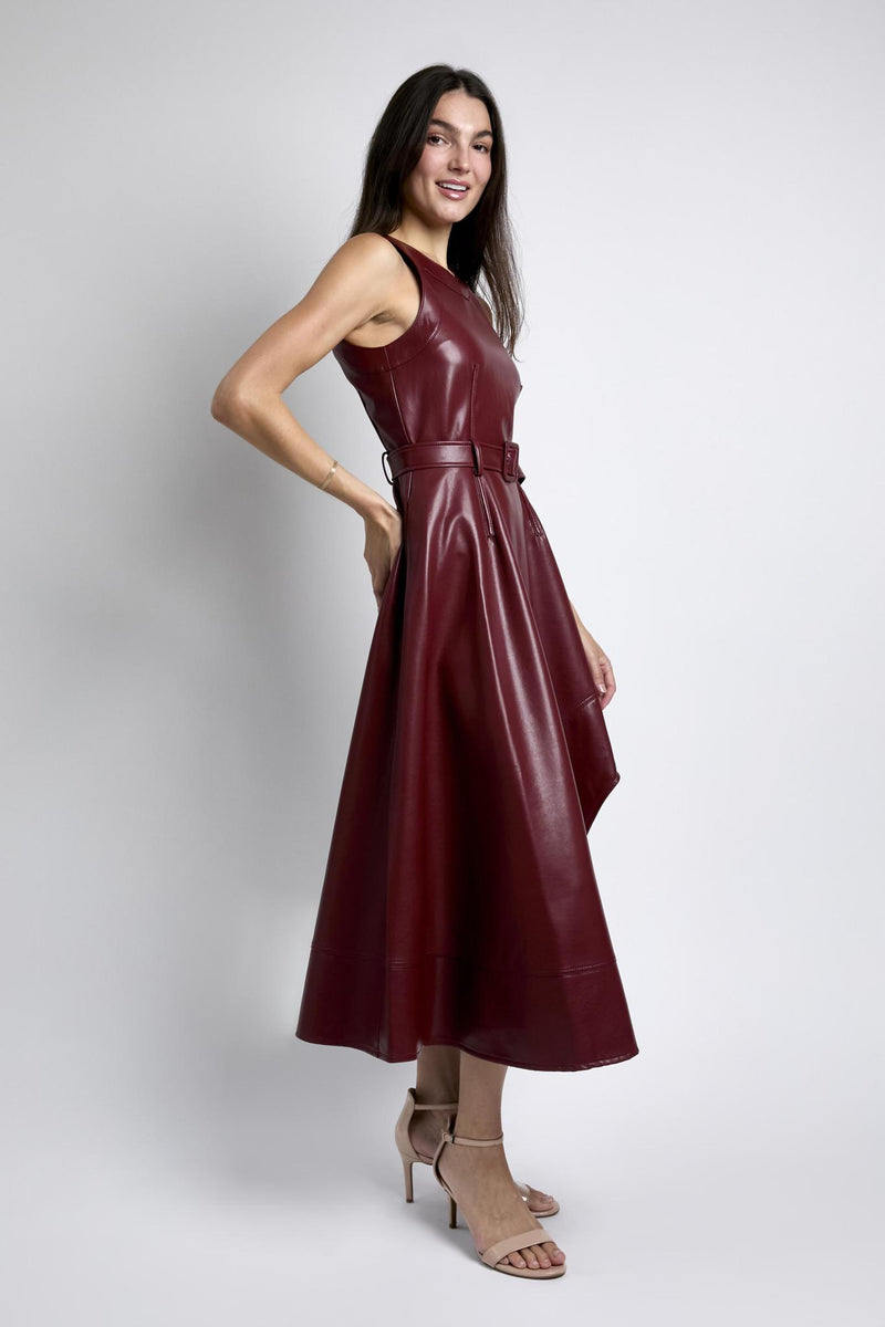 Vegan Leather Zelda Dress