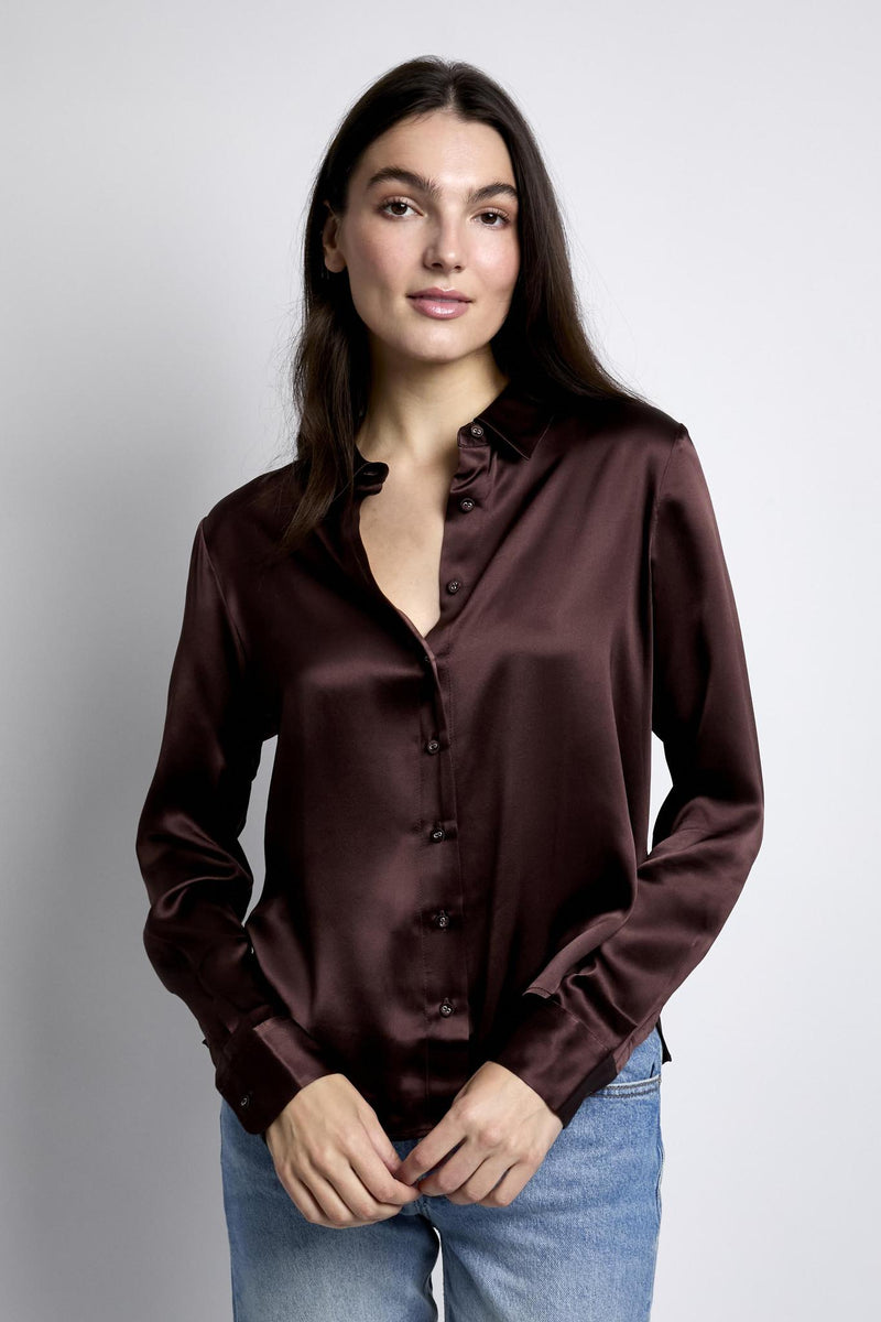 Crosby Blouse, Chocolate