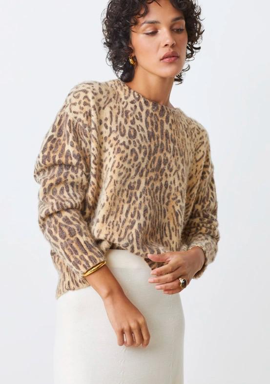 Pleoli Leopard Pullover