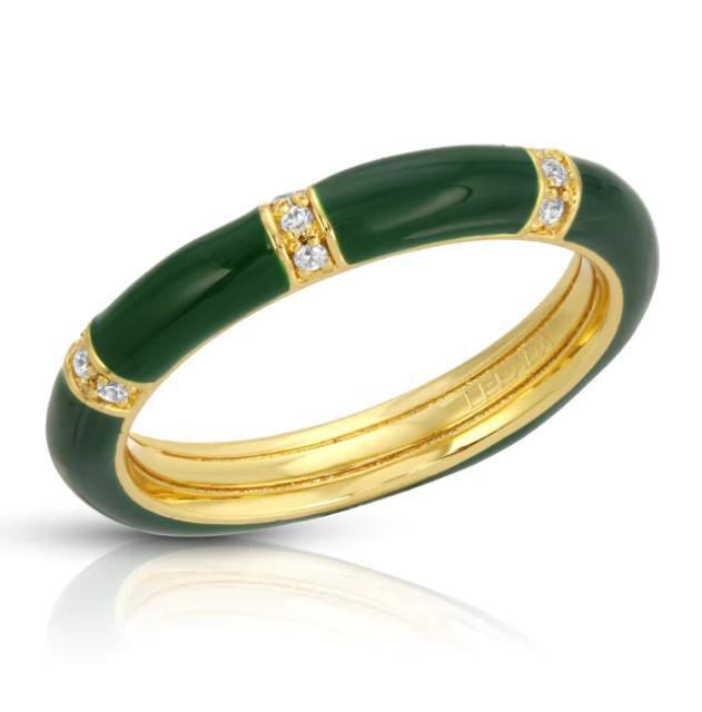Lamill Stacking Ring, Emerald