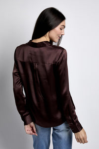Crosby Blouse, Chocolate