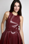 Vegan Leather Zelda Dress