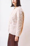 Sherpa Cardigan with Jewel Buttons