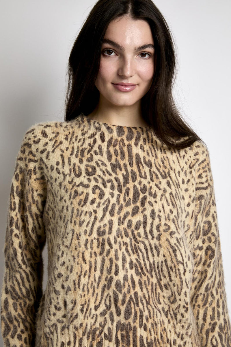 Pleoli Leopard Pullover