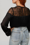 Fern Blouse, Black