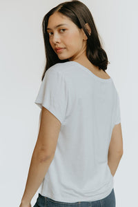 Jersey Slub V-Neck Tee