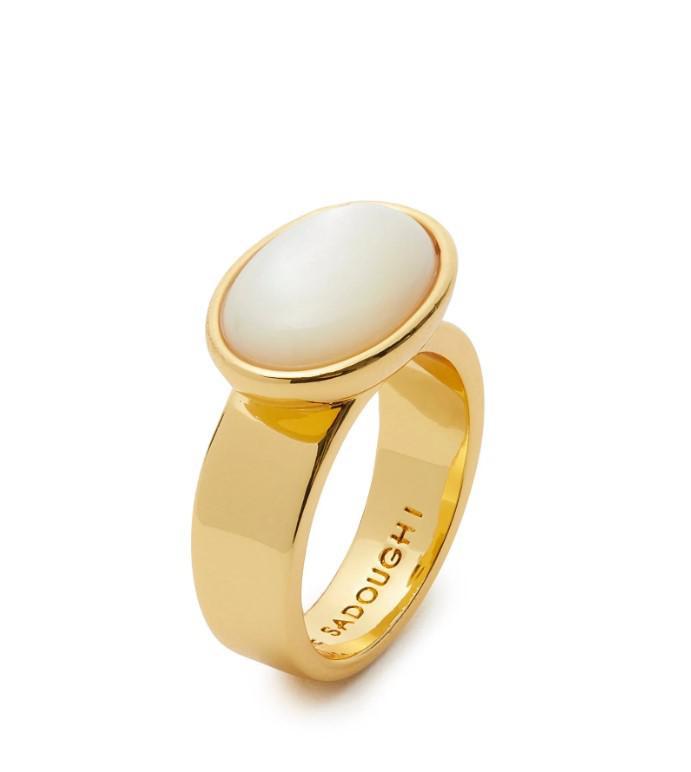 Pearl Dome Signet Ring